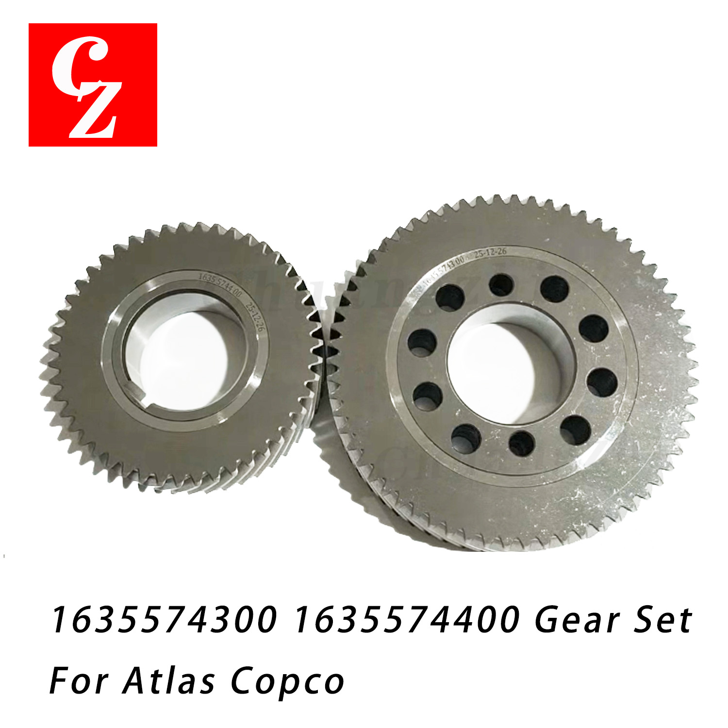 Atlas Copco 1635574300 1635574400 Replacement Gear Set 1635 5743 00 1635 5744 00