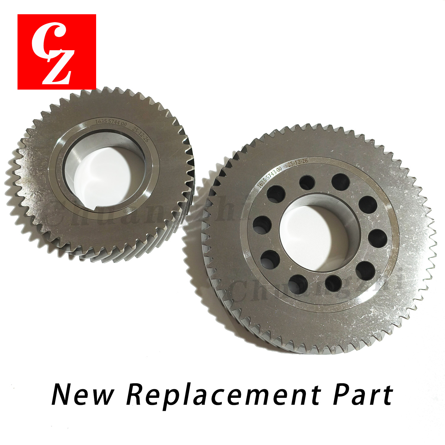 Atlas Copco 1635574300 1635574400 Replacement Gear Set 1635 5743 00 1635 5744 00